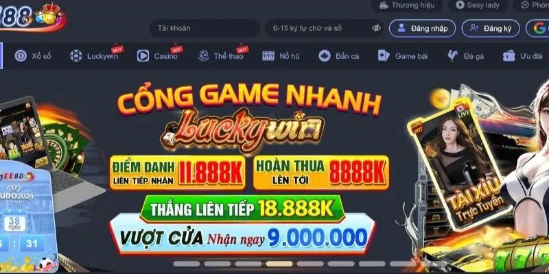 Tổng hợp các điểm sáng của hệ thống game bài EE88