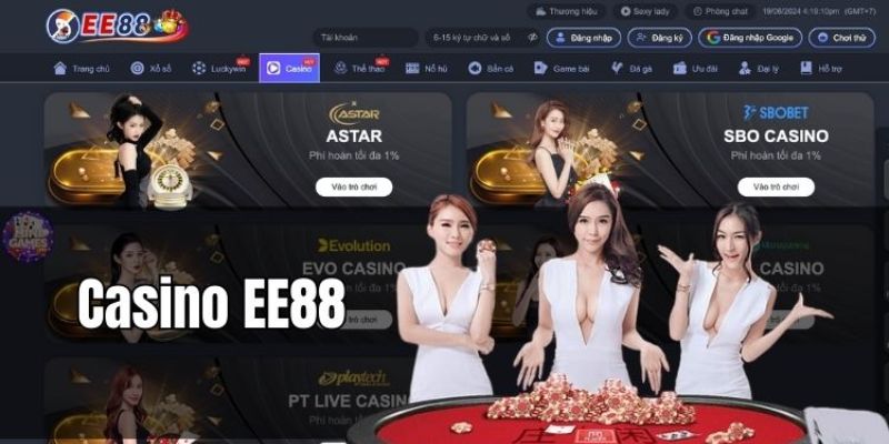 Lợi ích khi tham gia sảnh live casino EE88